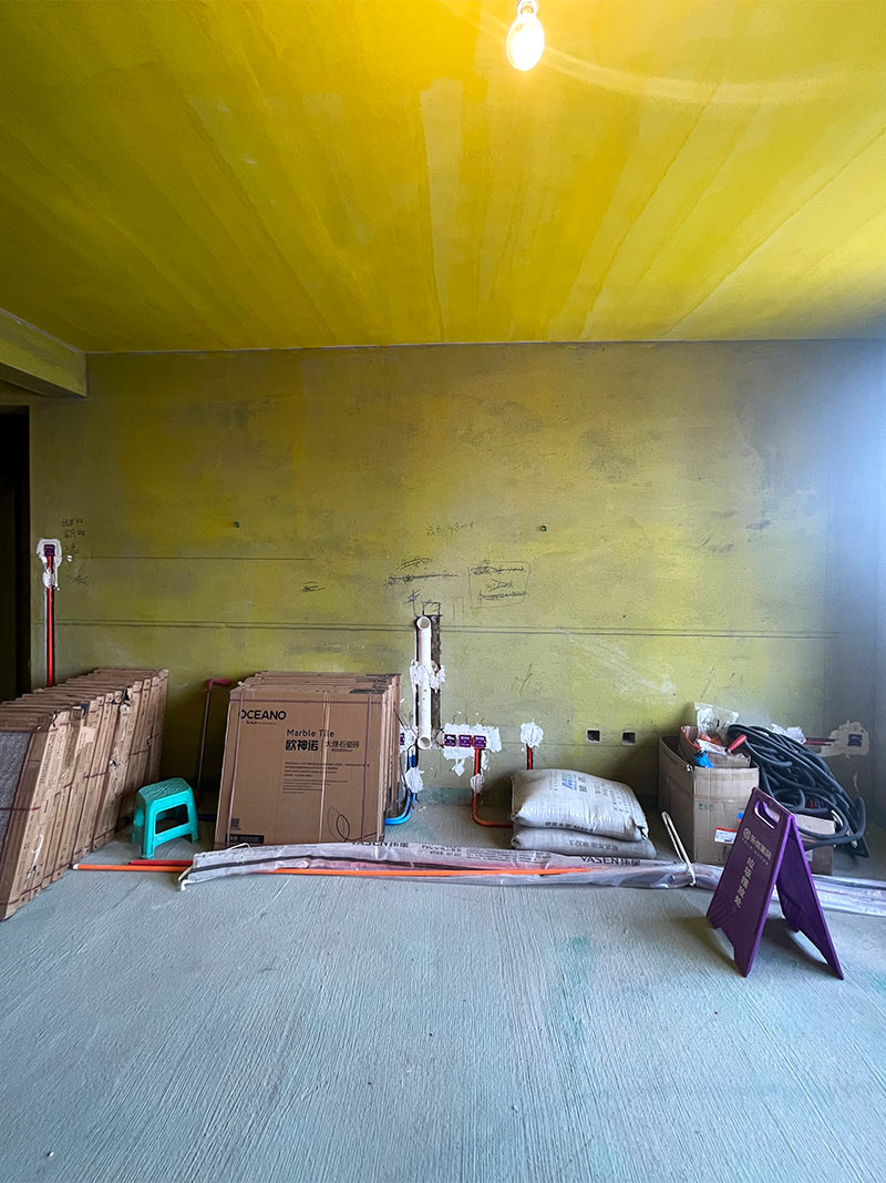 松石御景江山125㎡施工進(jìn)行中