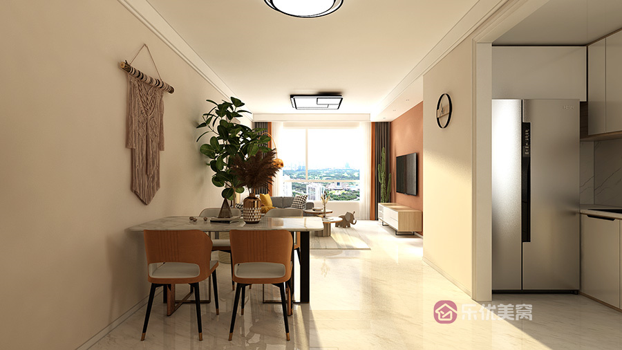 方興鳳凰臺(tái)105㎡現(xiàn)代簡(jiǎn)約風(fēng)格裝修效果圖