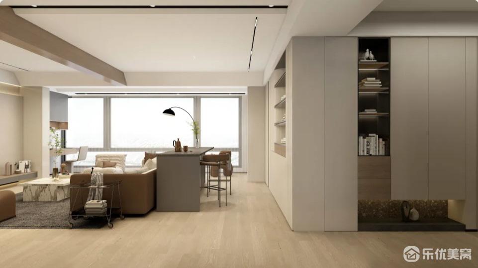 140平全屋整裝，現(xiàn)代風簡約居家，舒適精致！