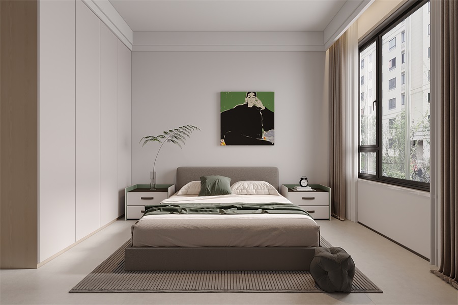 包頭遠洲大都匯整裝案例，全屋空間清新舒適