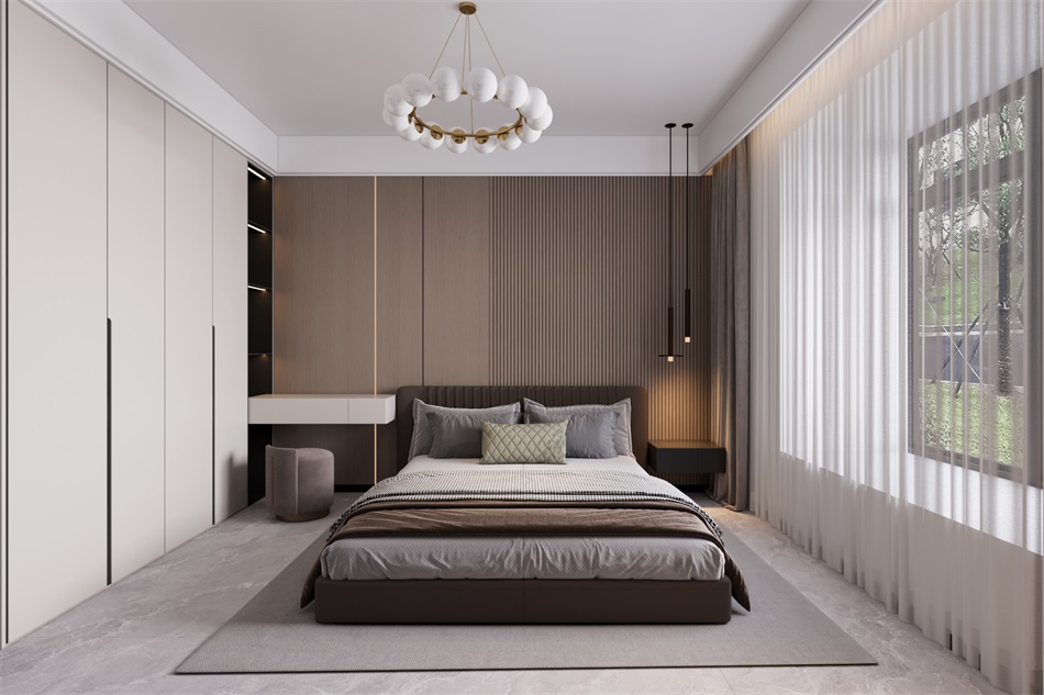 155平現(xiàn)代風(fēng)案例，包頭新城村，打造大宅通透感！