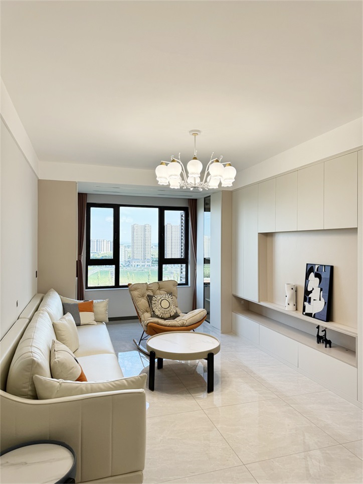 富力尚悅居裝修實(shí)景，簡(jiǎn)潔明亮現(xiàn)代風(fēng)空間！