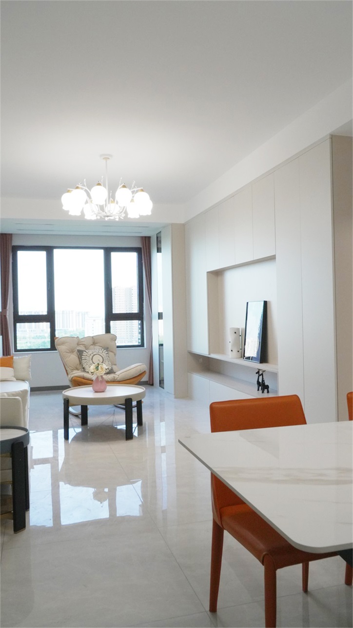 富力尚悅居裝修實(shí)景，簡(jiǎn)潔明亮現(xiàn)代風(fēng)空間！