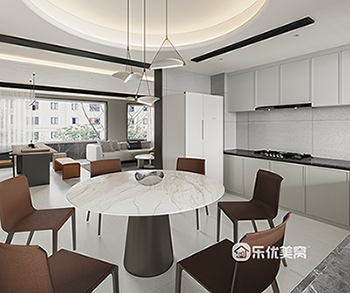 碧桂園鳳凰天域153㎡現(xiàn)代簡約風格裝修效果圖