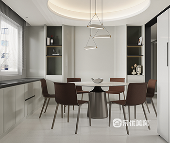 碧桂園鳳凰天域153㎡現(xiàn)代簡約風格裝修效果圖