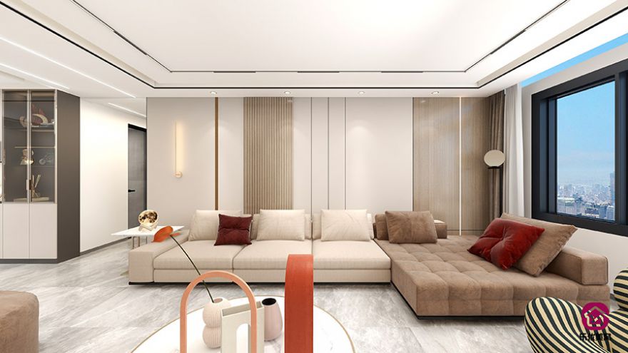 遠(yuǎn)洲大都匯170㎡現(xiàn)代簡約風(fēng)格裝修效果圖