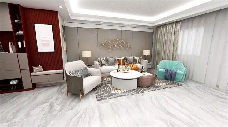 包頭中海望京府樣板間，現(xiàn)代風(fēng)打造居家格調(diào)！